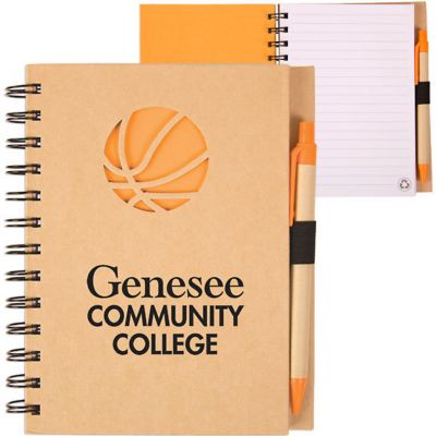 Basketball Recycled Notebook