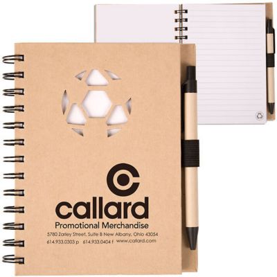 Soccer Recycled Notebook