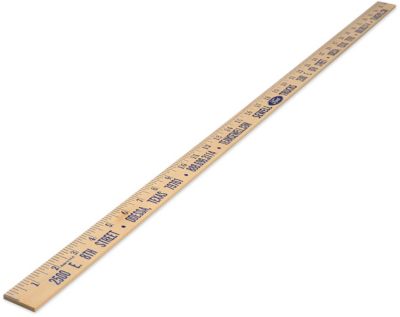 Natural Finish Wooden Yardstick