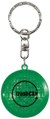 Round Soft Touch Led Key Chain