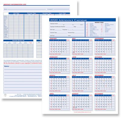 2014 Attendance Recorder Forms