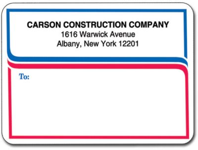 Matte Mail Labels Rolled