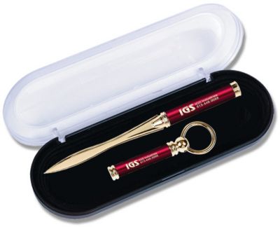 Brass Letter Slitter & Key Ring