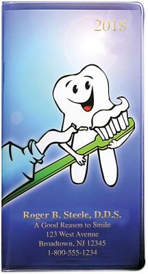 Dental 4Clr Monthly Calendar