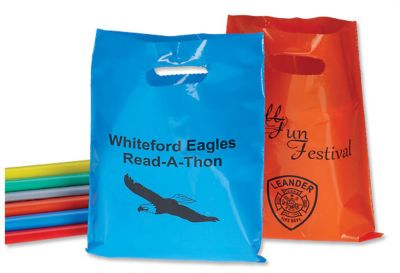 Plastic Die Cut Bags 15X18x4