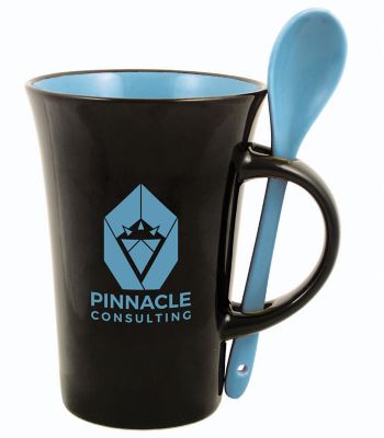 Latte Spoon Mug 12 Oz