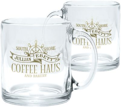 Clear Glass Mug 13Oz