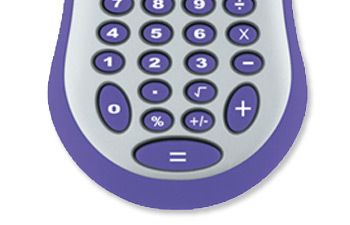 Palm Held Calculator