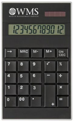 Classic Black Desk Calculator