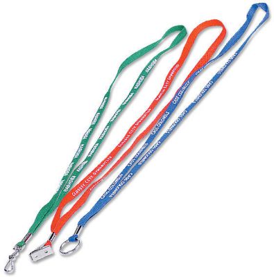 3/8" One Ply Cotton Lanyards