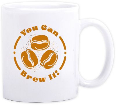 11Oz. White Ceramic Mug