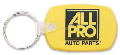 Soft Touch Key Tag Standard Shape