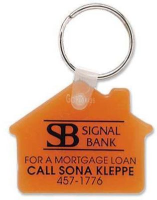 Soft Touch House Key Tag