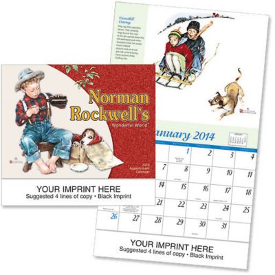 Norman Rockwell Calendar-Stapled