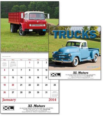 Treasured Trucks Wall Cal-Spiral