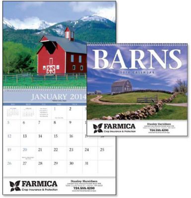 Scenic Barns Calendar (16 Mth)