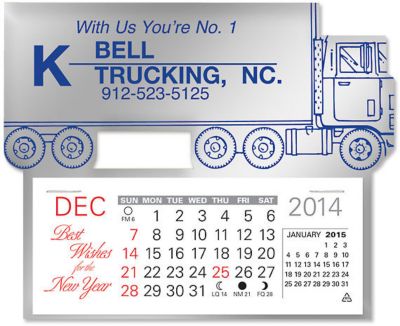 Semi Truck Easy Stick Calendar