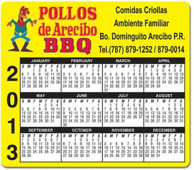 Medium Calendar Magnet