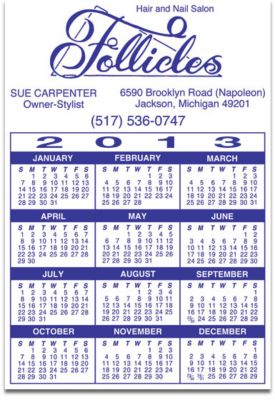 Magnetic Calendar - Large