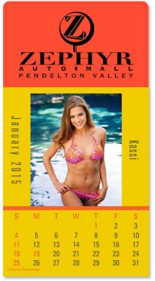 Swimsuit Picture Stick Calendar