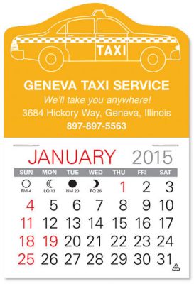 Taxi Value Stick Calendar