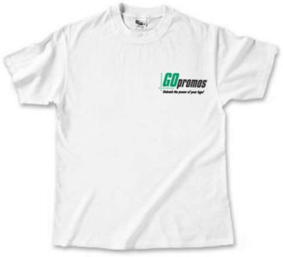 100% White Cotton Tshirt