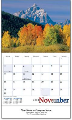 Historic Landmarks Wall Calendar