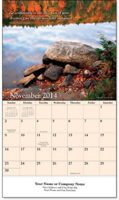 Inspirations Stitched Calendar