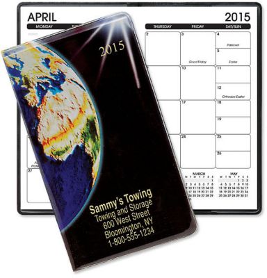 Global Vinyl Pocket Calendar