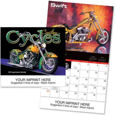 Custom Cyclyes Wall Cal. Stapled
