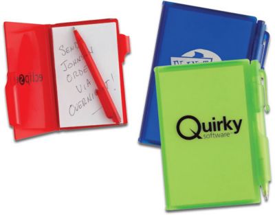Translucent Jotter Pad W/Pen