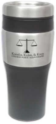 Black Bottom Stainless Mug
