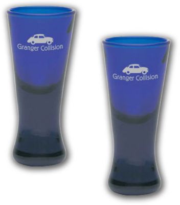 1.75 Oz Blue Spirit Style Glass