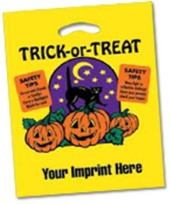 Cat & Pumpkins 12X15 Halloween Bag
