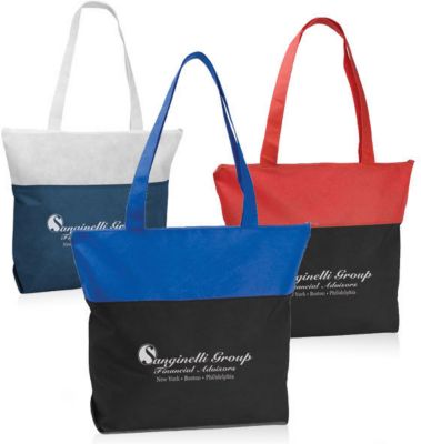 Poly Pro Two Tone Zippered Tote