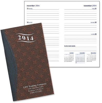 Monroe Pocket Weekly Silver Imprint
