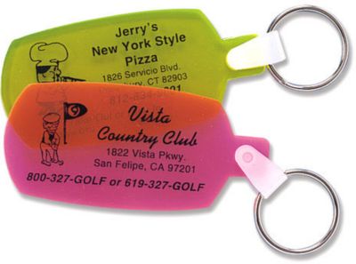 Soft "Dog Tag" Key Tag