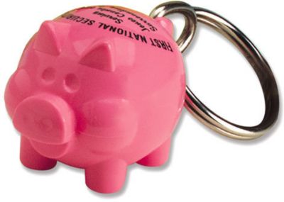 Acrylic Pig Key Chain