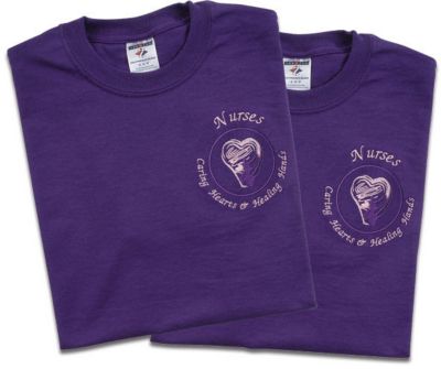 Nurses Purple T-Shirt - Xlarge