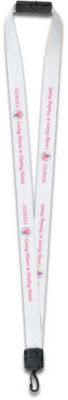 Caring Hearts Satin Lanyard