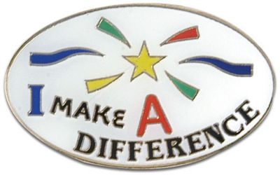 I Make A Difference Lapel Pin
