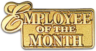 Pin Goldtone Employee Of The M