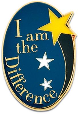 I Am The Difference Lapel Pin