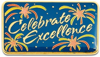 Celebrate Excellence Lapel Pin