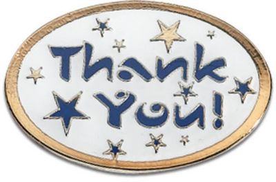 Thank You! Lapel Pin