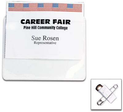Top Ld Badge Pin/Clip 3X4