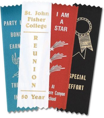 Custom Print Vert Satin Ribbons