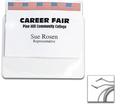 Top Ld Badge W/Cord2.25X3.5
