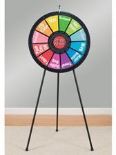 12 Slot Floor Stand Prize Wheel