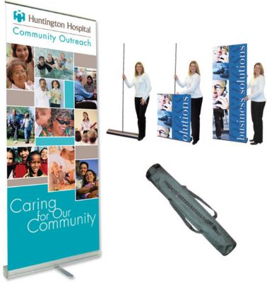Economy Retracting Banner Stand